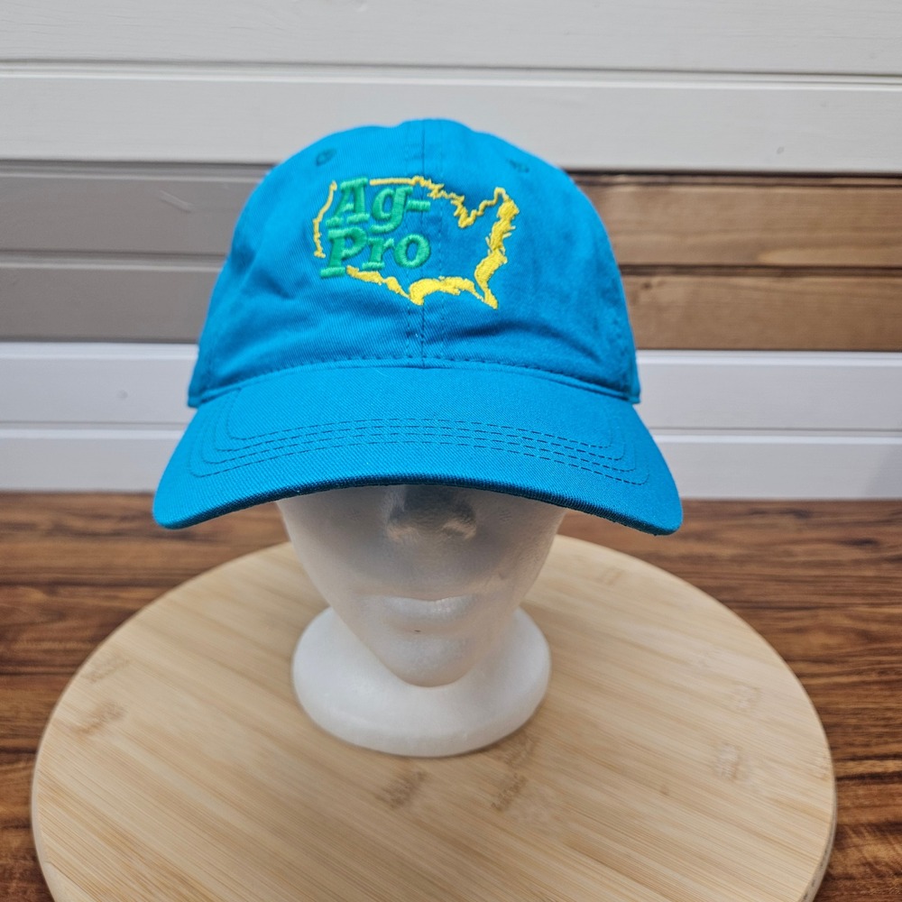 Outdoor Cap Ag-Pro Turquoise Blue Embroidered Dad Hat Adjustable GWT-111